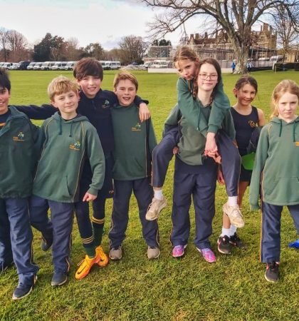 Cross Country Team at Clayesmore