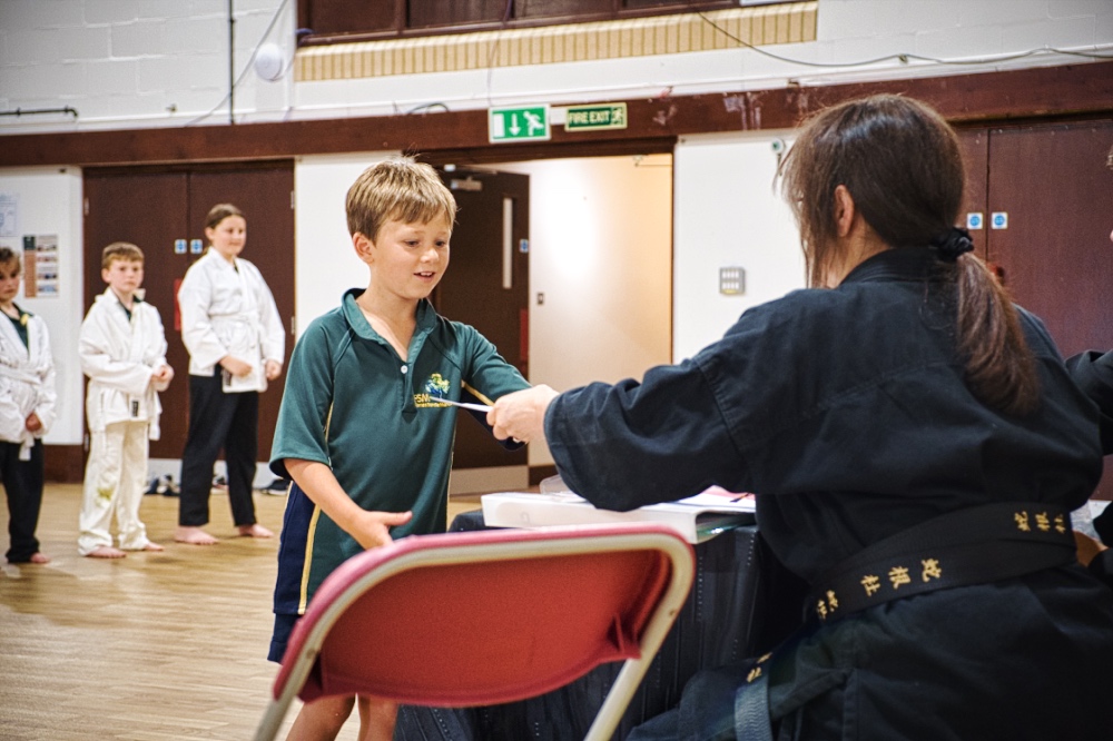 Karate Grading Pre Prep Pupils