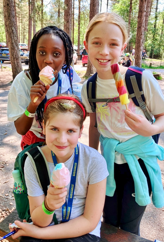 Guides Camp Ice Cream