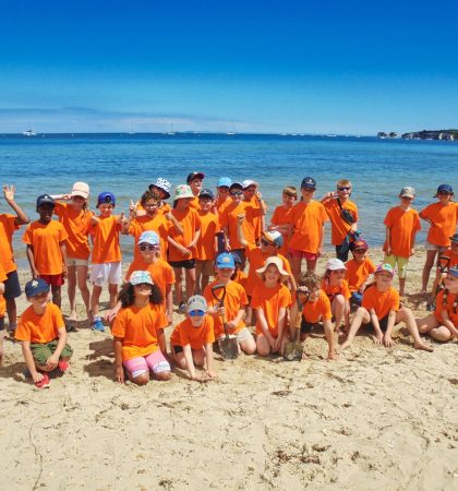 Year 3 and 4 Adventure Week Beach Group