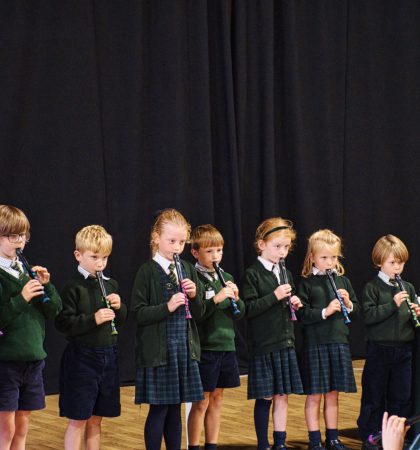 Pre Prep Celebration Assembly Recorders